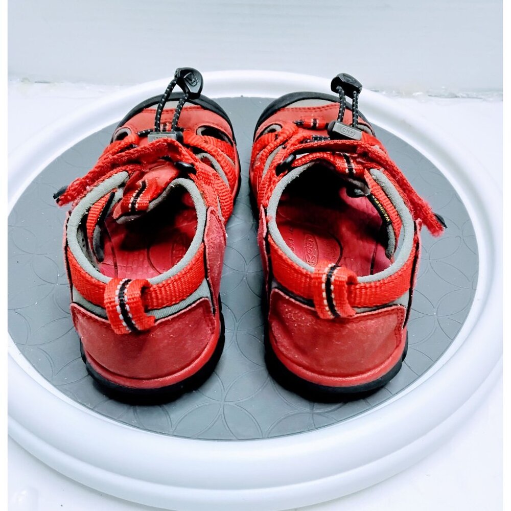Keen Newport H2 Youth Sandals Red/Black Size 11 US Waterproof Durable Outdoor Sh - Picture 6 of 8